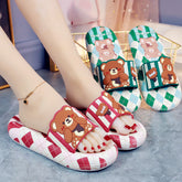 Green Blue Red Lovely Bear Sandals ON888